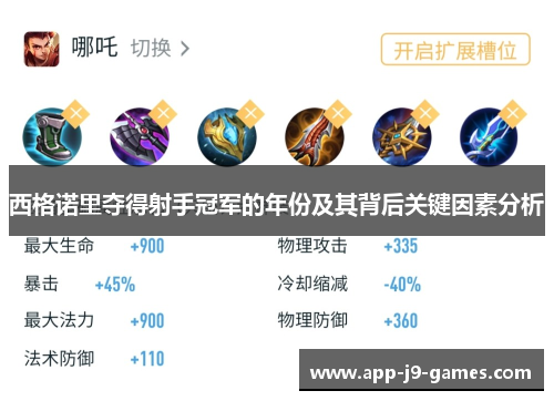 西格诺里夺得射手冠军的年份及其背后关键因素分析 西格诺里夺得射手冠军的年份及其背后关键因素分析