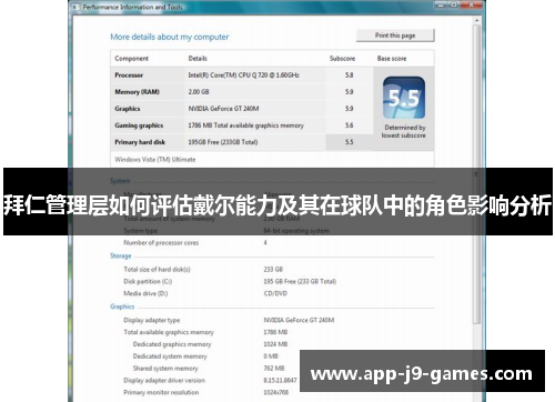 拜仁管理层如何评估戴尔能力及其在球队中的角色影响分析 拜仁管理层如何评估戴尔能力及其在球队中的角色影响分析
